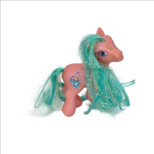 Girls Unbranded Dolls & Accessories One Size Pink Turquoise Pony Toy